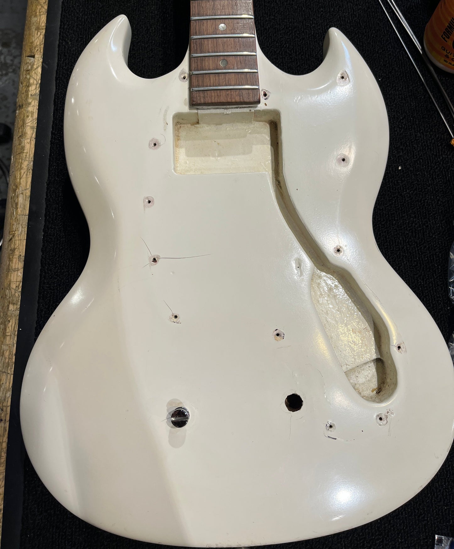 Gibson Melody Maker Bass White Refin 1966