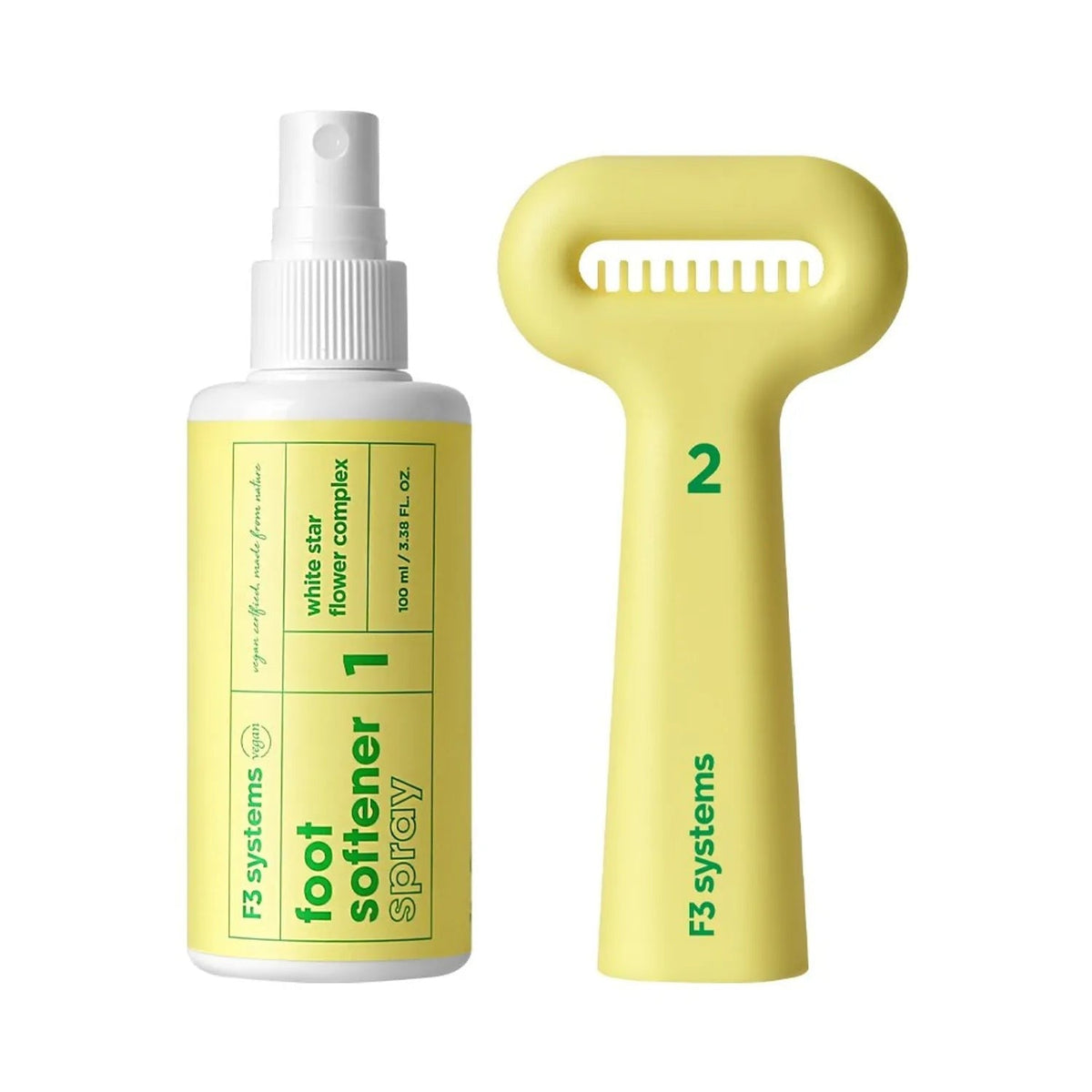 F3 Pefect Foot Peeling Kit (Foot Softener Spray + Foot File) 韓國足部去角質套裝(足部柔軟噴霧100ml + 刮刀)