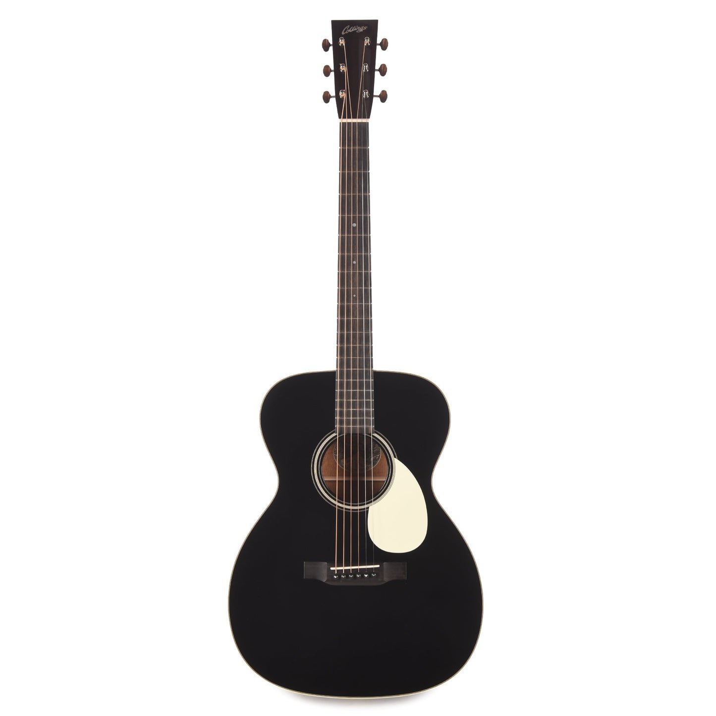 Collings OM1 Torrefied Sitka/Mahogany Jet Black w/Ivoroid Binding & Pickguard