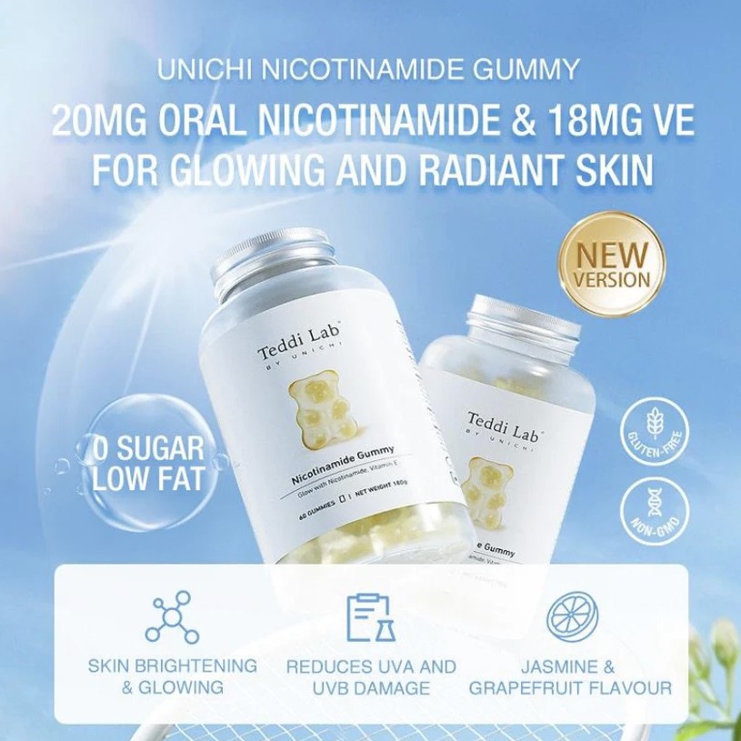 Teddi Lab Nicotinamide Gummy 煙酰胺美白小熊軟糖 180g