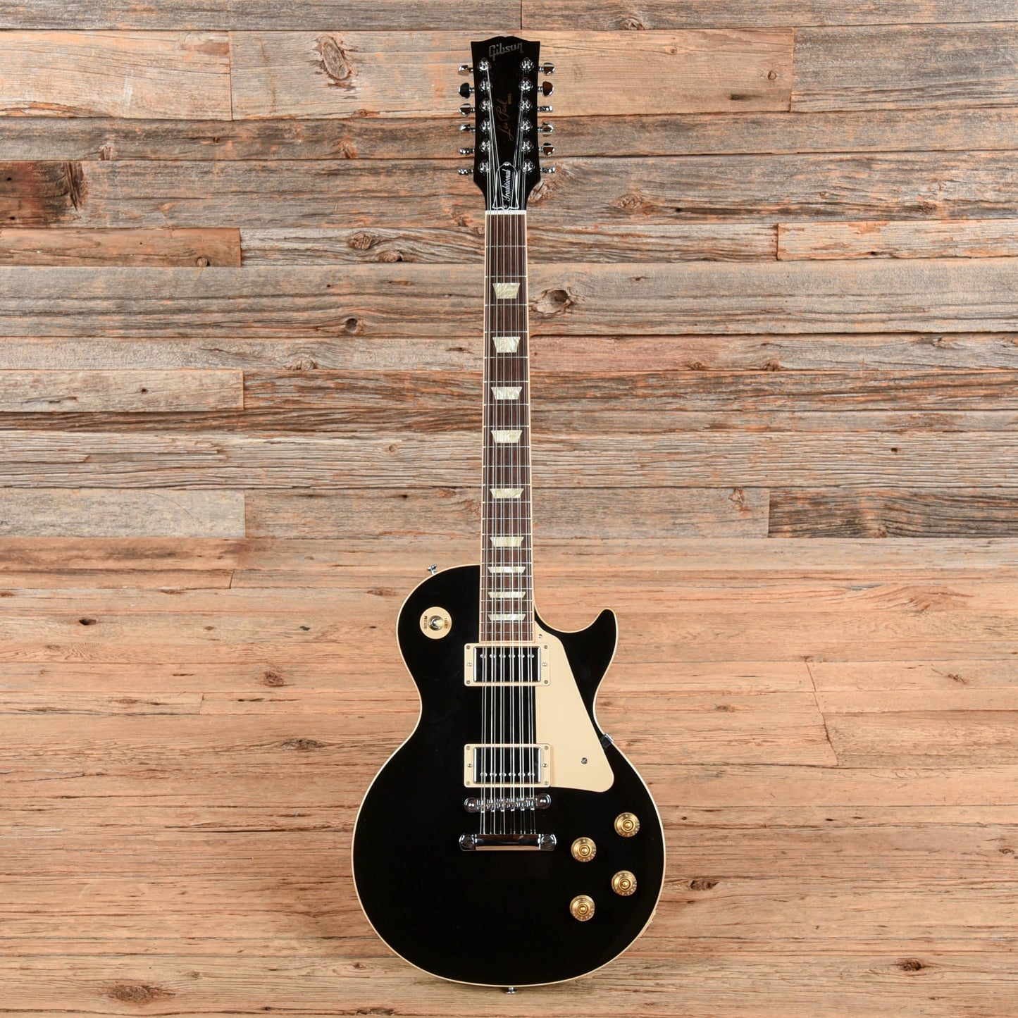Gibson Les Paul 12 string Black - Dave Amato of REO Speedwagon