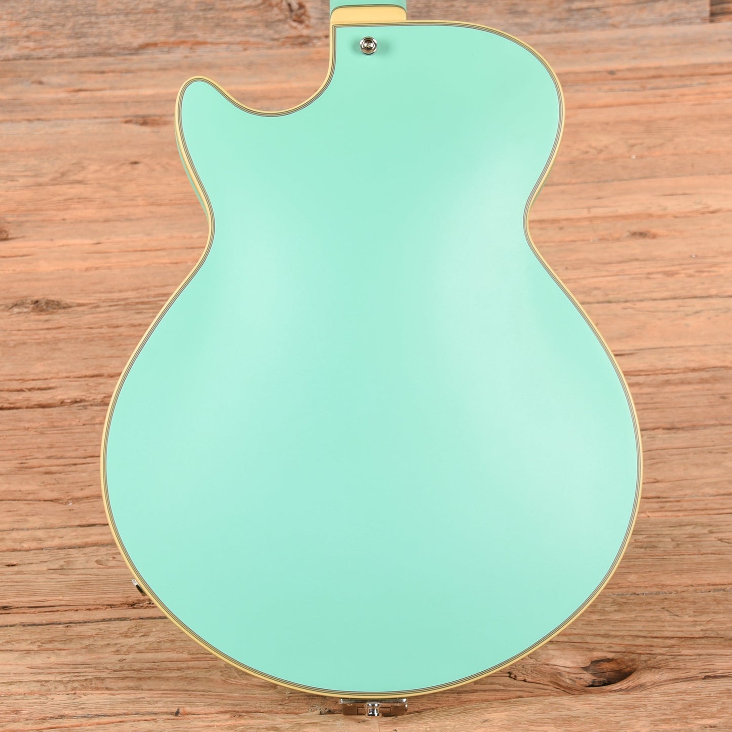 D'Angelico Deluxe SS Semi-Hollow Single Cutaway Matte Surf Green 2020