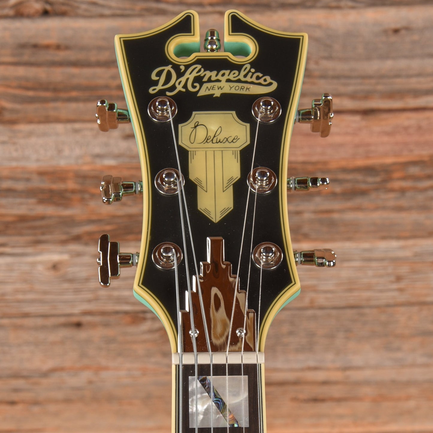 D'Angelico Deluxe SS Semi-Hollow Single Cutaway Matte Surf Green 2020