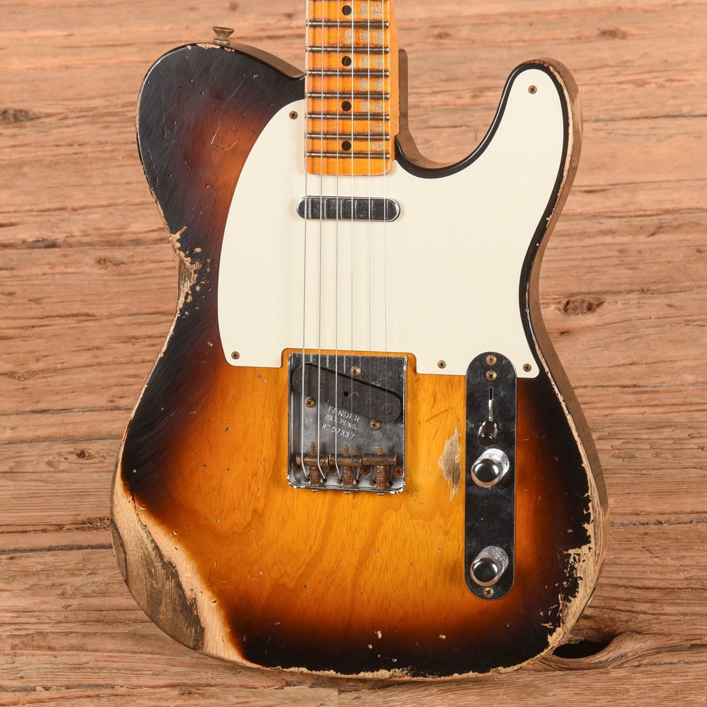 Fender Custom Shop '52 Reissue Telecaster Heavy Relic Sunburst 2021