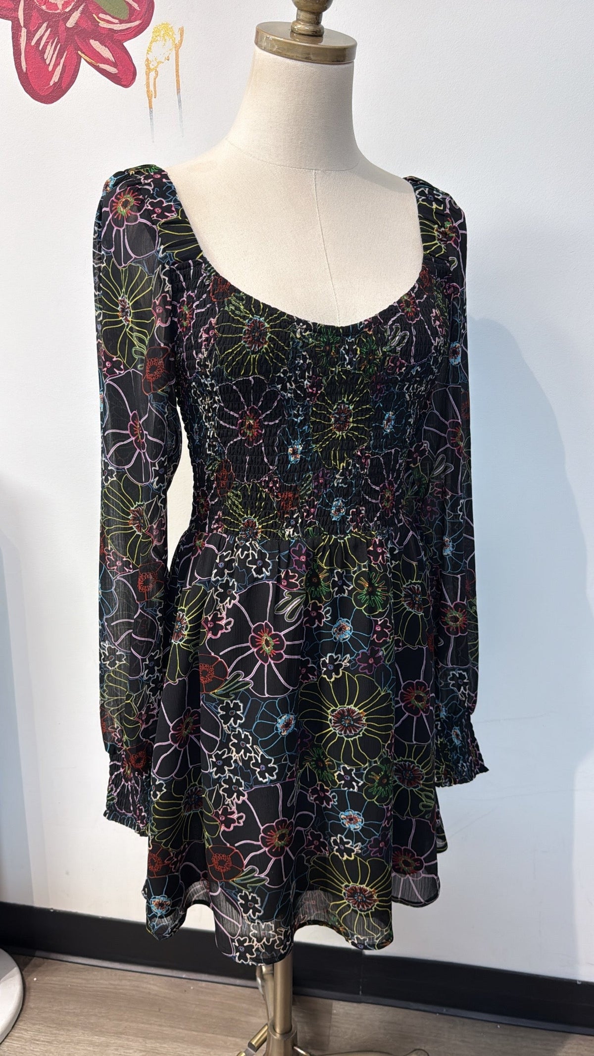 Steve Madden Black Dress, M