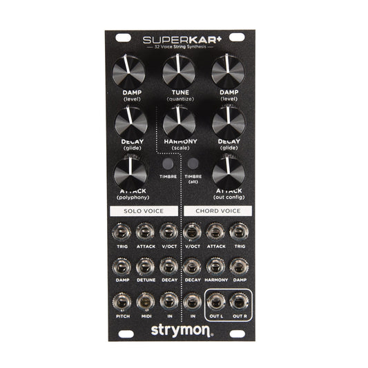 Strymon SuperKar+ 32 Voice String Synthesis Euroack Module