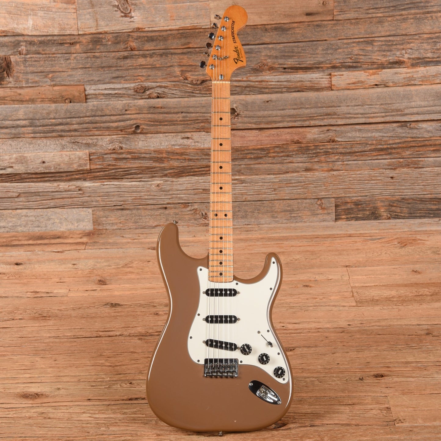 Fender International Series Stratocaster Hardtail Sahara Toupe 1981