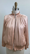 Chico's Pink Silky Jacket, S Petite
