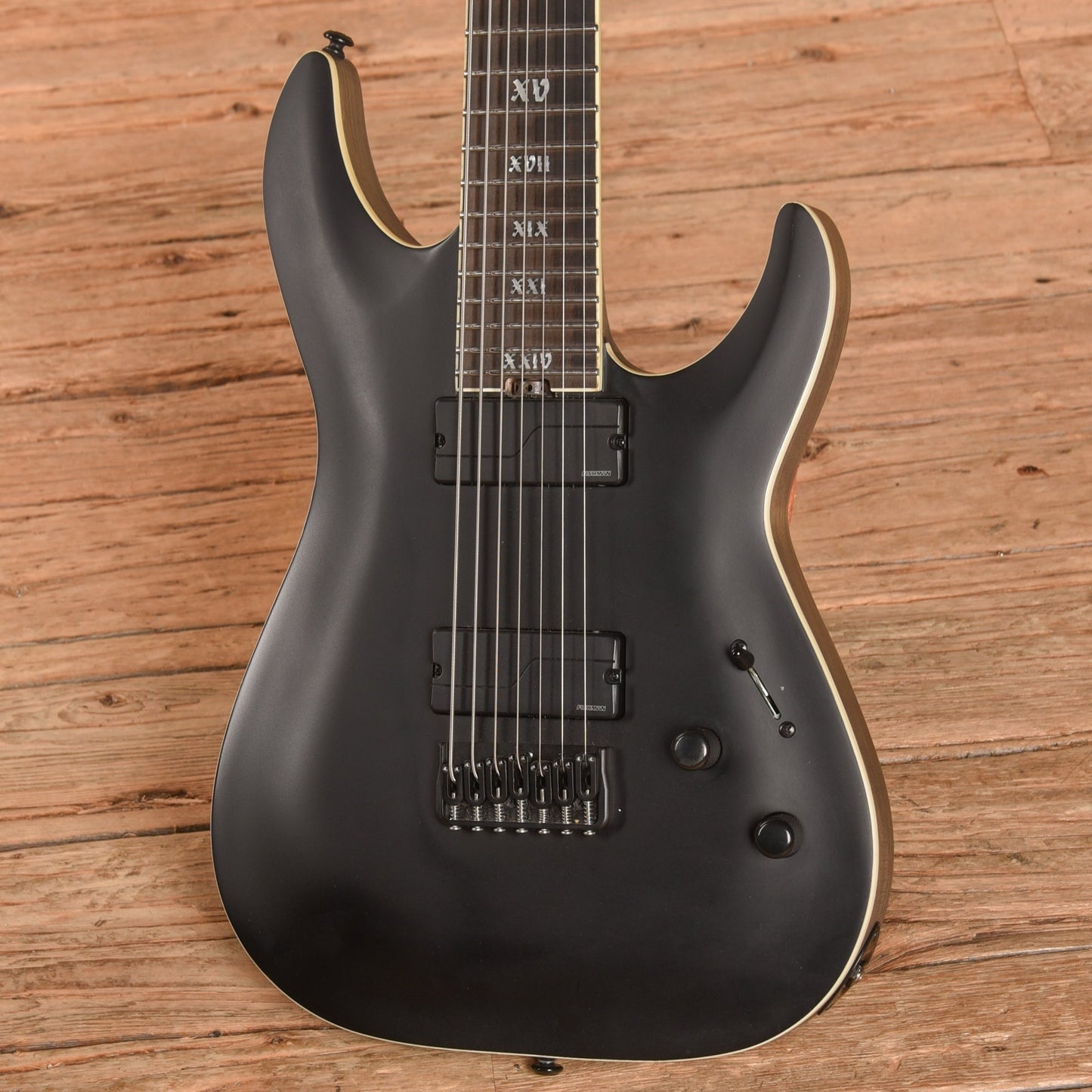 Schecter C-7 SLS Evil Twin Black 2023