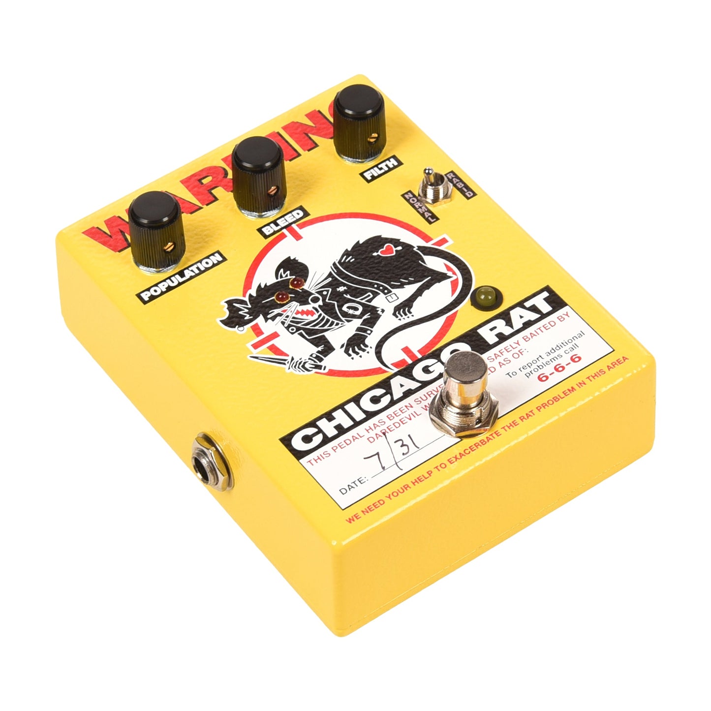Daredevil Pedals The Chicago Rat Distortion/Fuzz Pedal