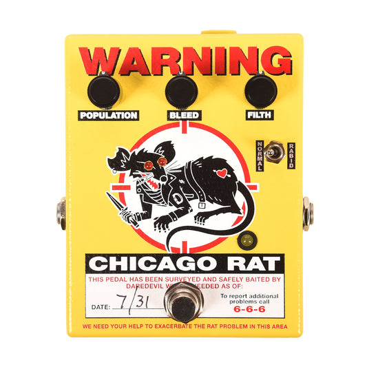 Daredevil Pedals The Chicago Rat Distortion/Fuzz Pedal
