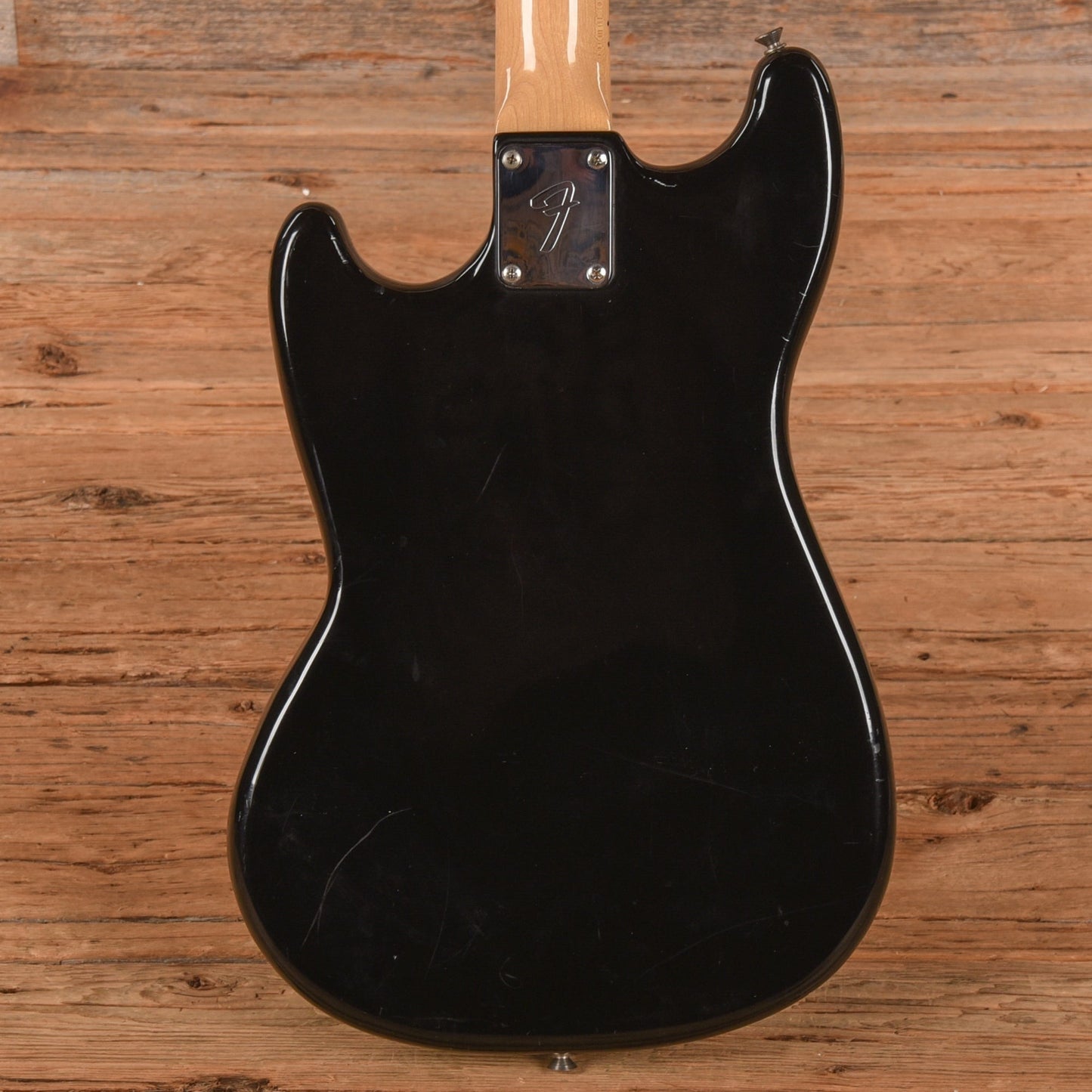 Fender Musicmaster Bass Black 1982