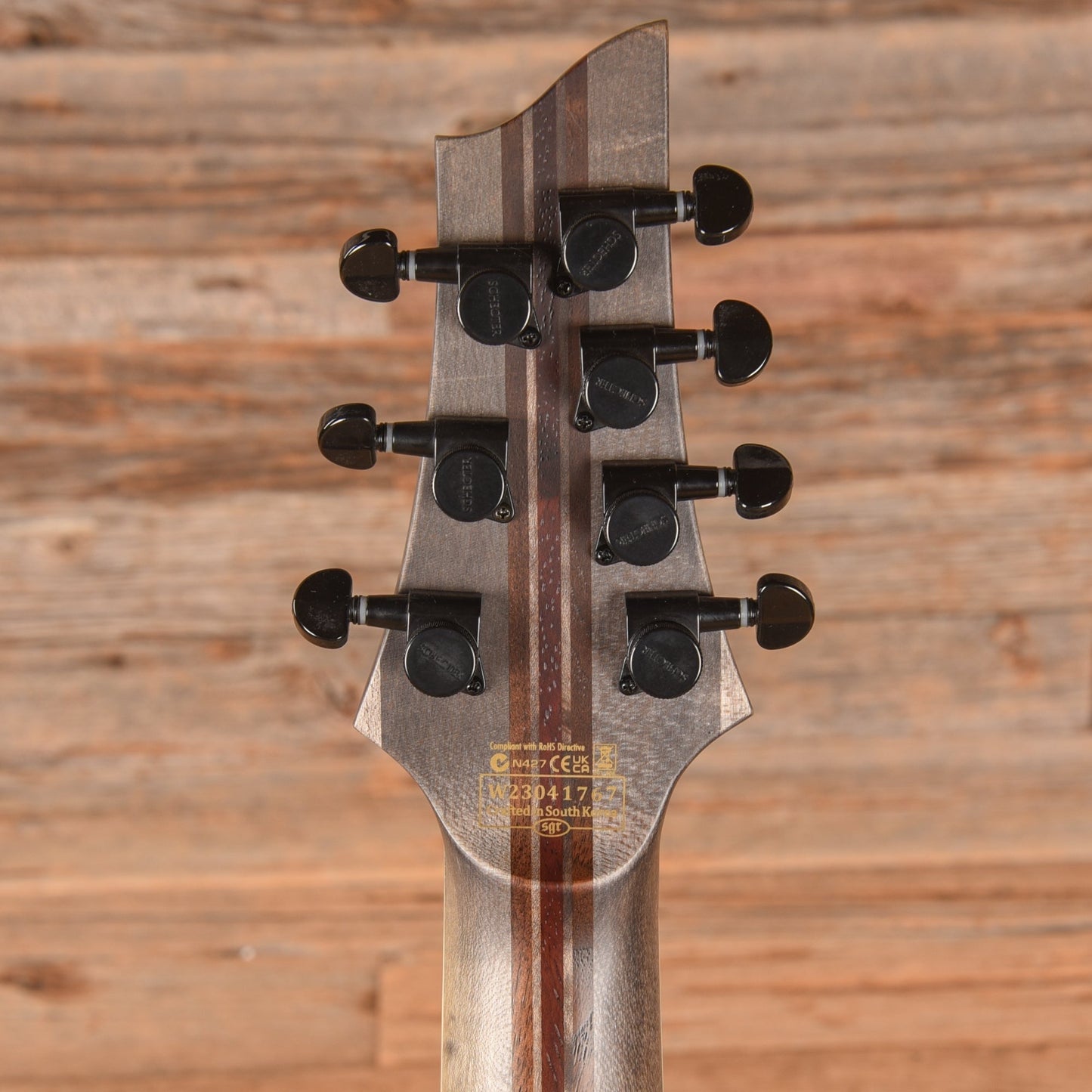 Schecter C-7 SLS Evil Twin Black 2023
