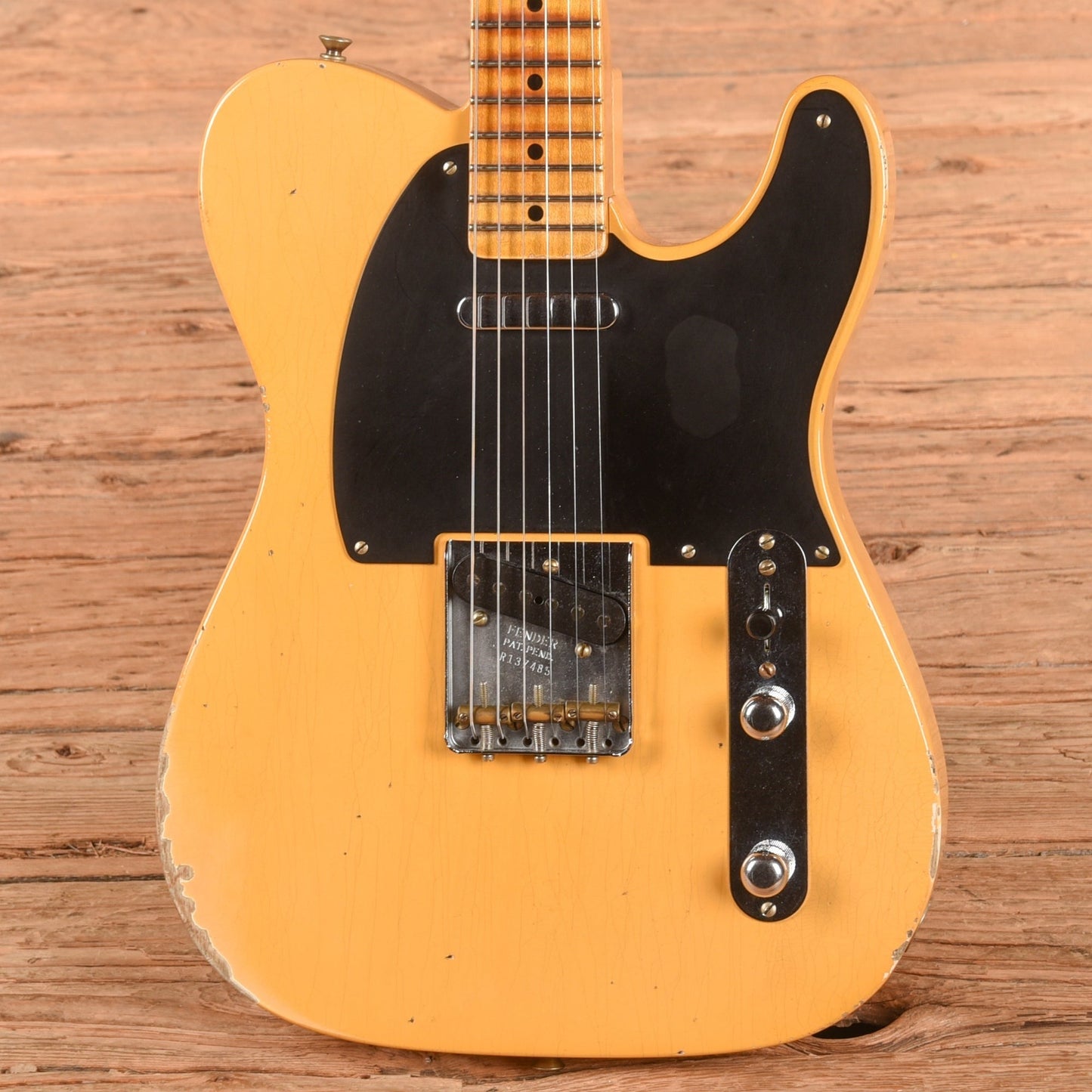Fender Custom Shop '52 Reissue Telecaster Relic Aged Nocaster Blonde 2024