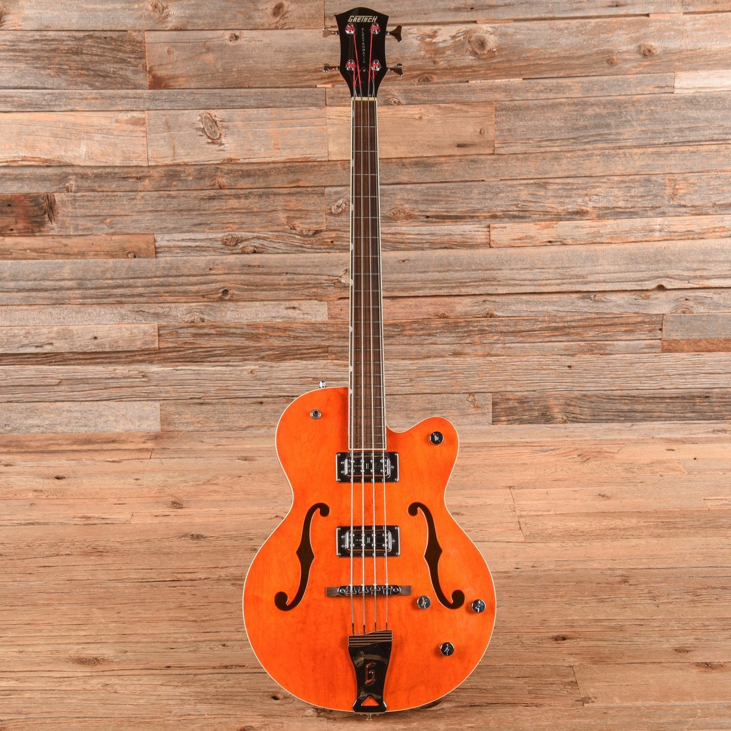 Gretsch G5123B Electromatic Hollow Body Bass Orange Stain 2010