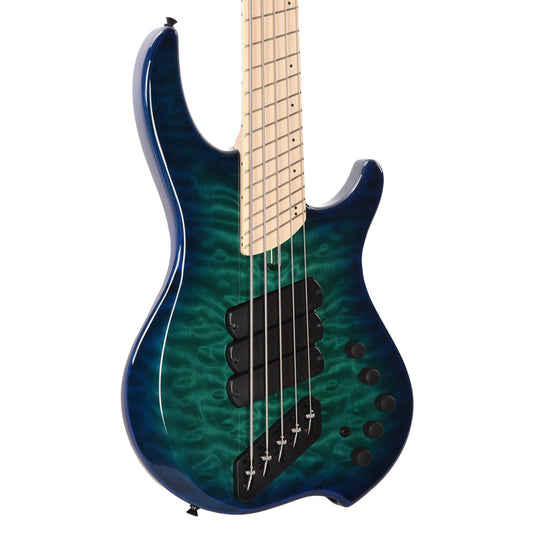 Dingwall Combustion 5-String Swamp Ash/Quilted Maple Whale Pool Burst