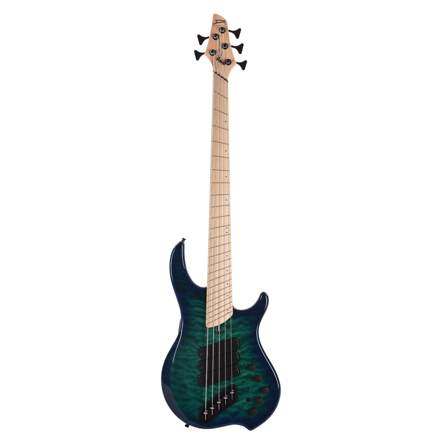 Dingwall Combustion 5-String Swamp Ash/Quilted Maple Whale Pool Burst