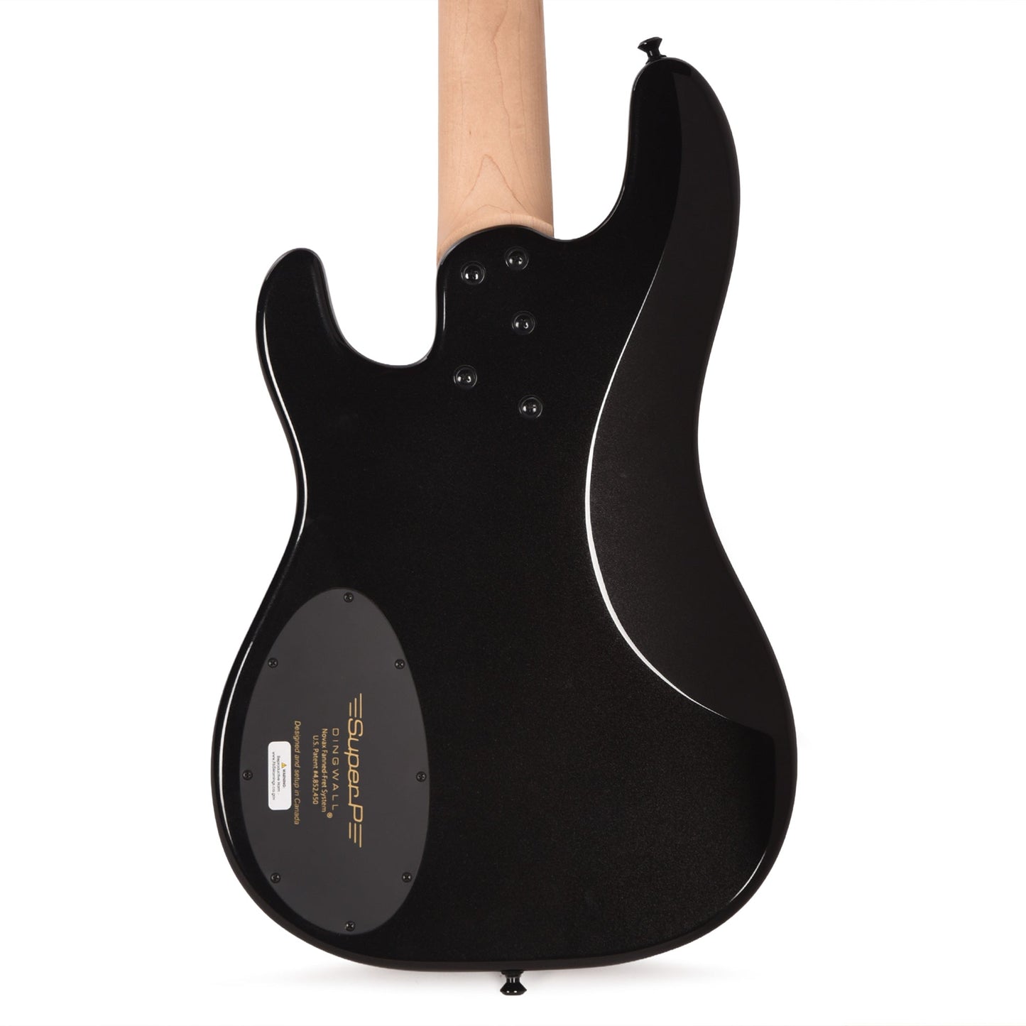 Dingwall SP1 Superbass 5-String Gloss Metallic Black w/Matte Gold Pickguard