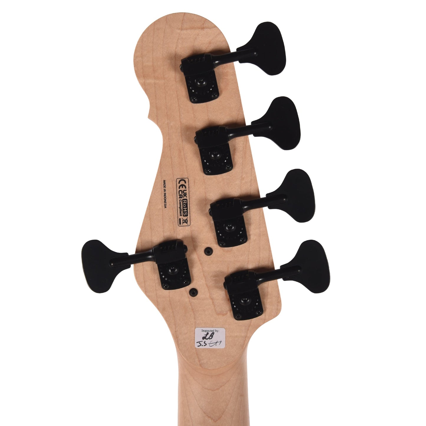 Dingwall SP1 Superbass 5-String Gloss Metallic Black w/Matte Gold Pickguard