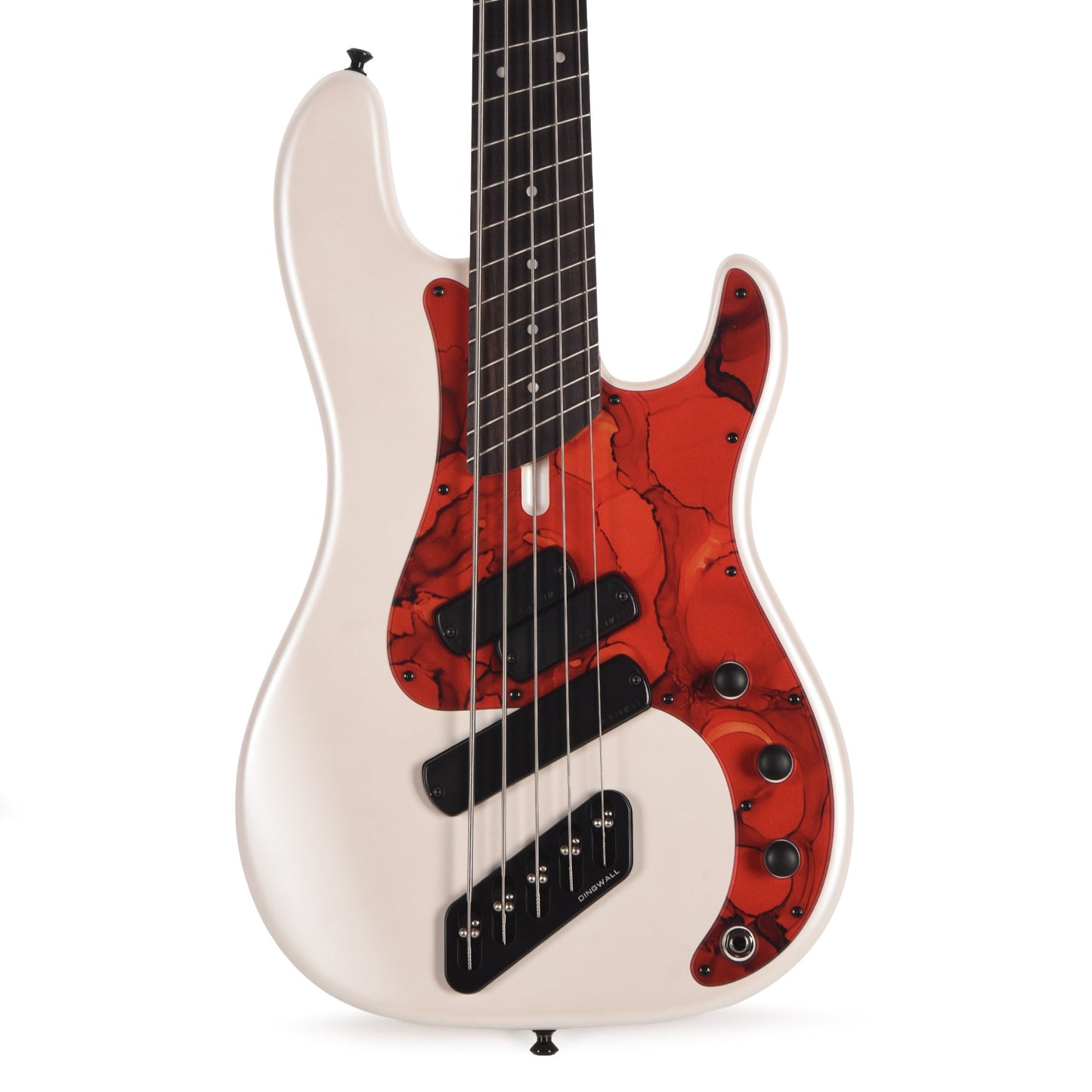 Dingwall SP1 Superbass 5-String Matte Ducati Pearl White w/Matte Pablo Pickguard