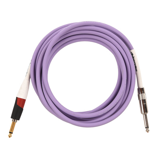Divine Noise Instrument Cable 15' Straight Silent/Straight Lavender Haze