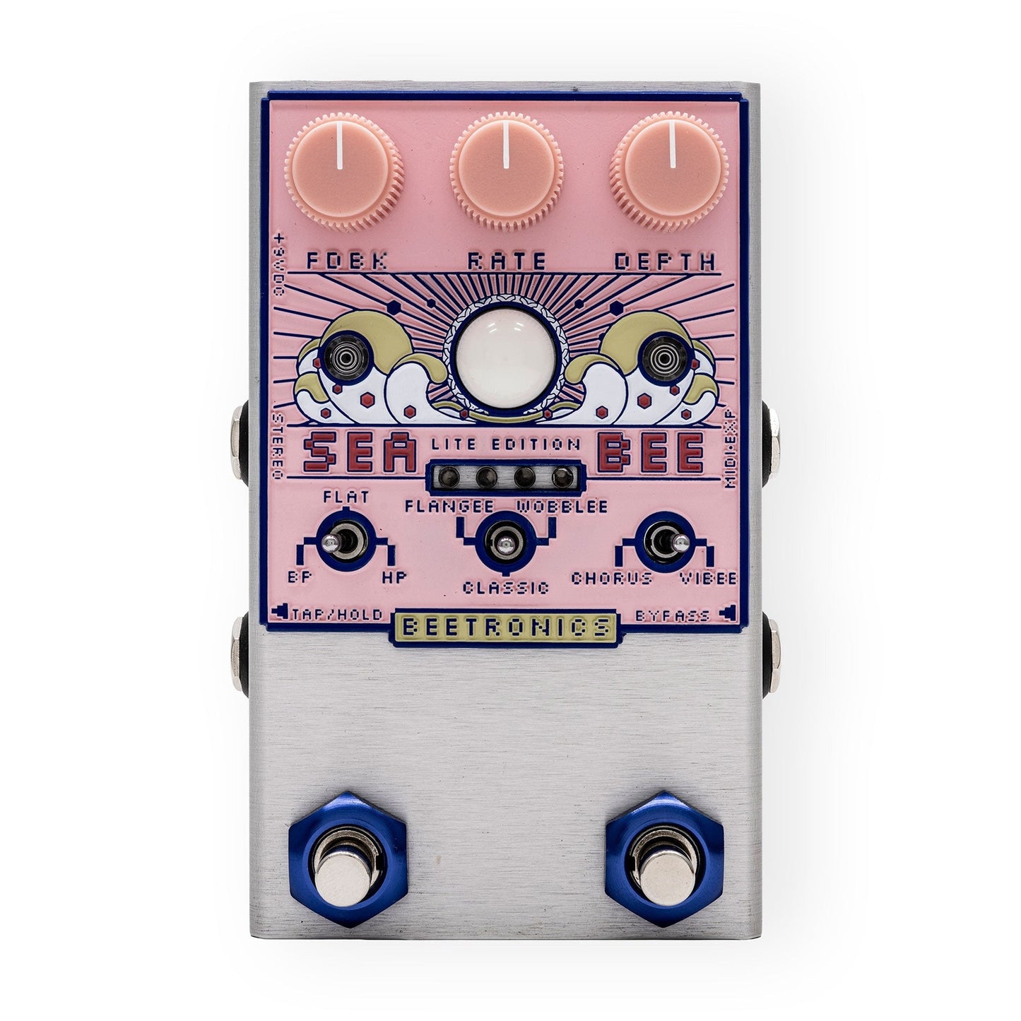 Beetronics Seabee Lite Edition Pink Harmochorus Pedal