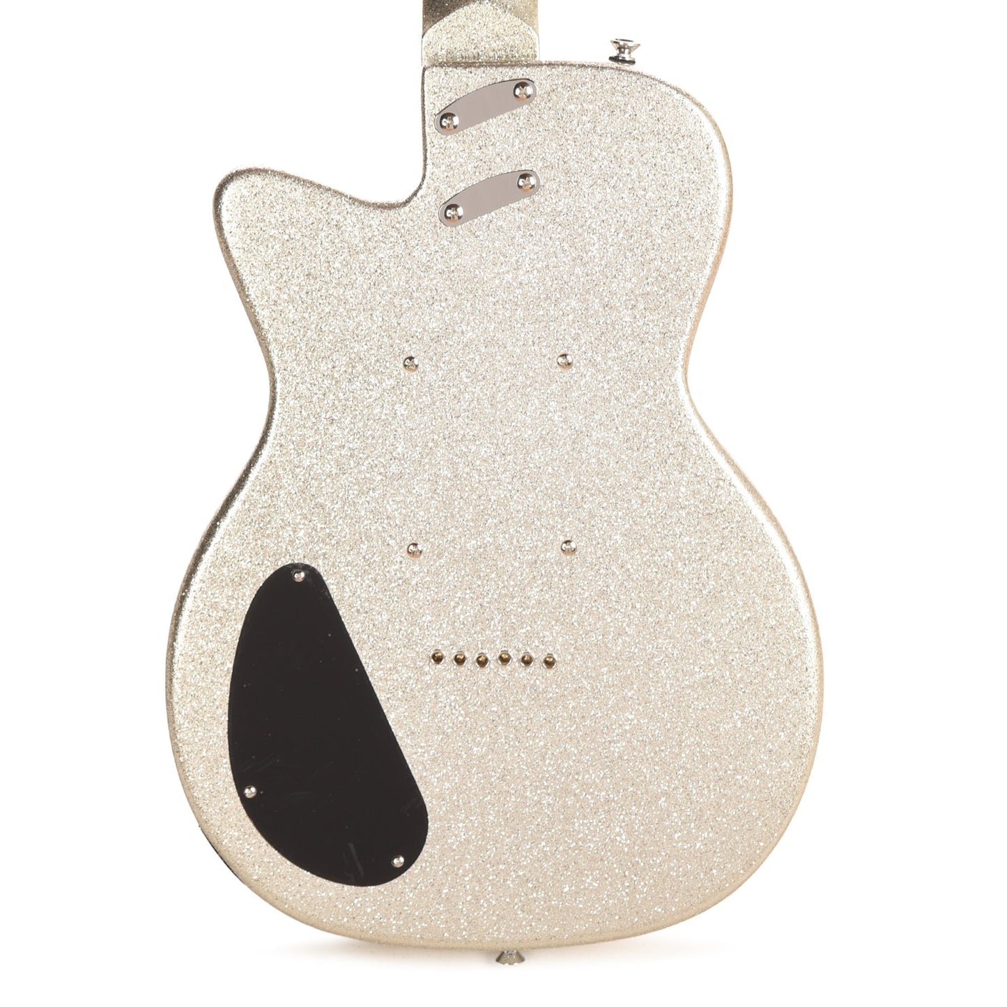 Silvertone 1373 Baritone Electric Guitar Heavy Silver Flake