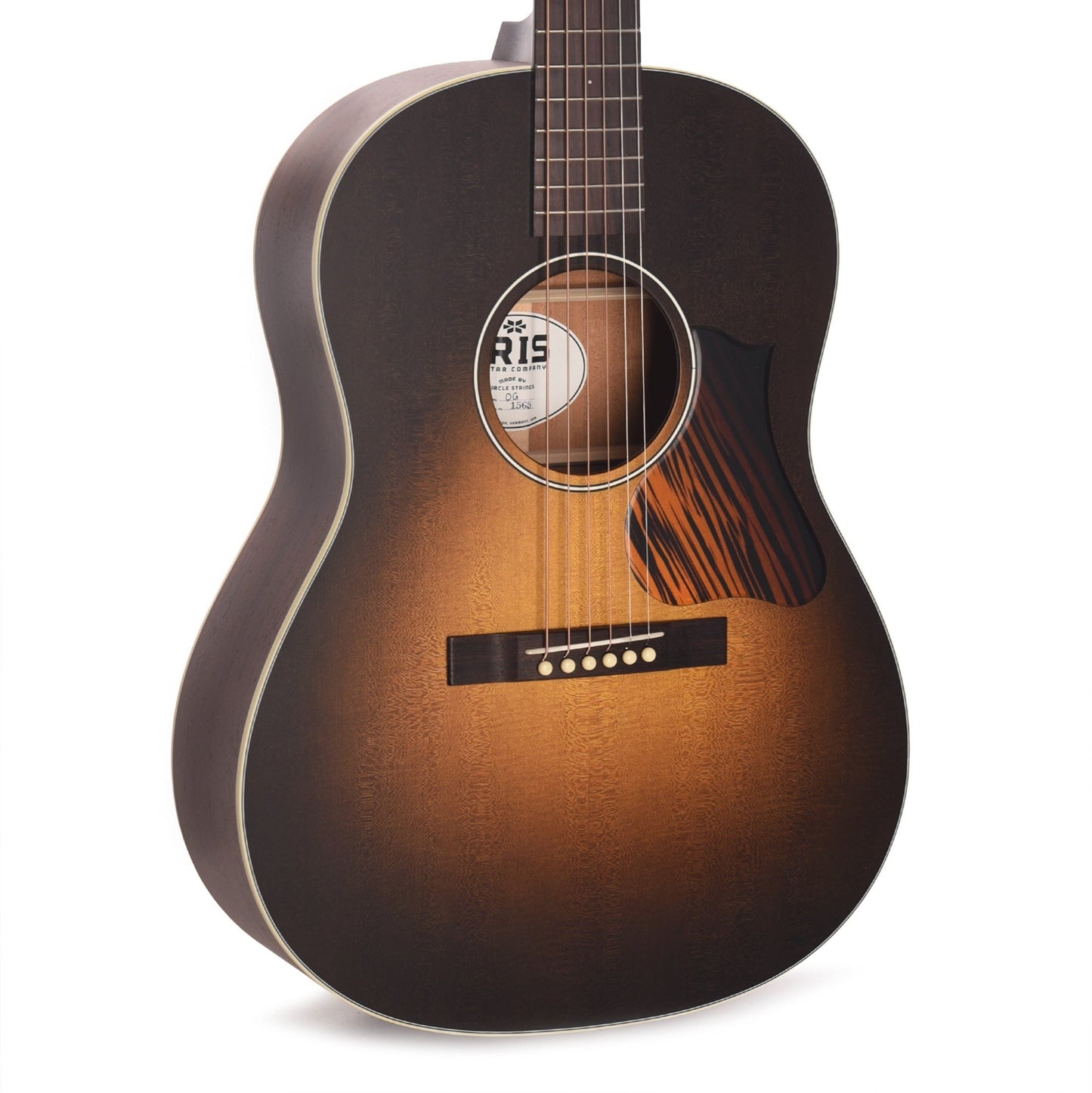 Iris OG Sitka/Mahogany Cremona Burst w/Firestripe Pickguard