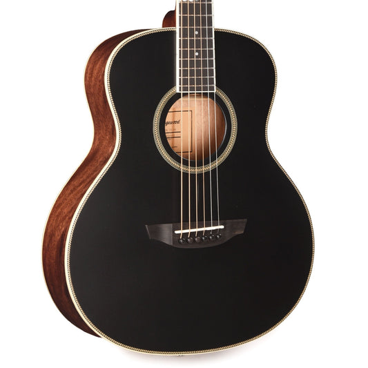 Orangewood Ava Jr Mini Grand Concert Acoustic Guitar Black Satin