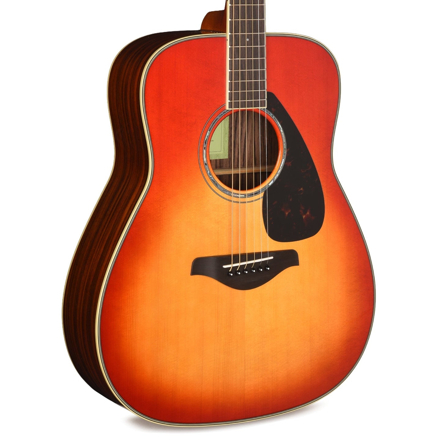 Yamaha FG830 Dreadnought Spruce/Rosewood Acoustic Guitar Autumn Burst