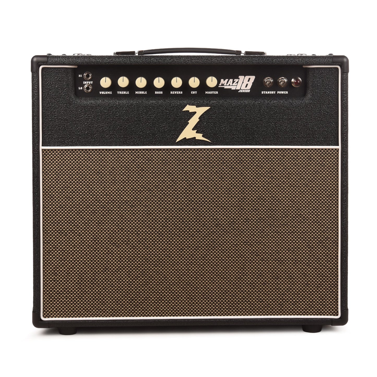 Dr. Z MAZ 18 Jr. MK.II 1x12 LT Combo w/ Reverb Black w/Tan Grill