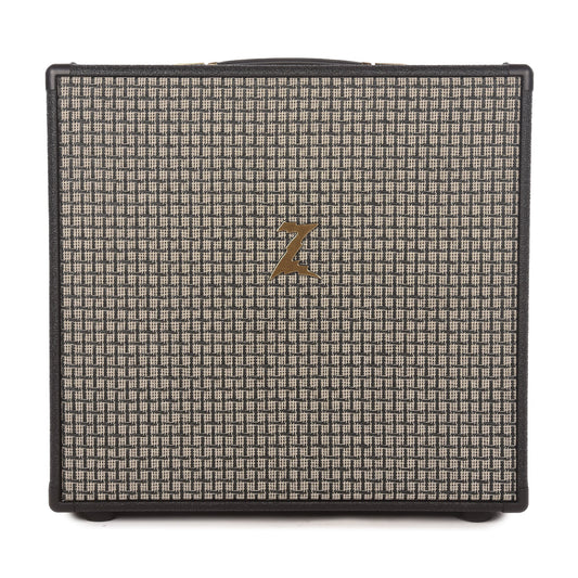 Dr. Z Route 66 Jr. 12w 1x12 Combo Black w/ Checkered Basketweave Grille, Gold Z and Handle