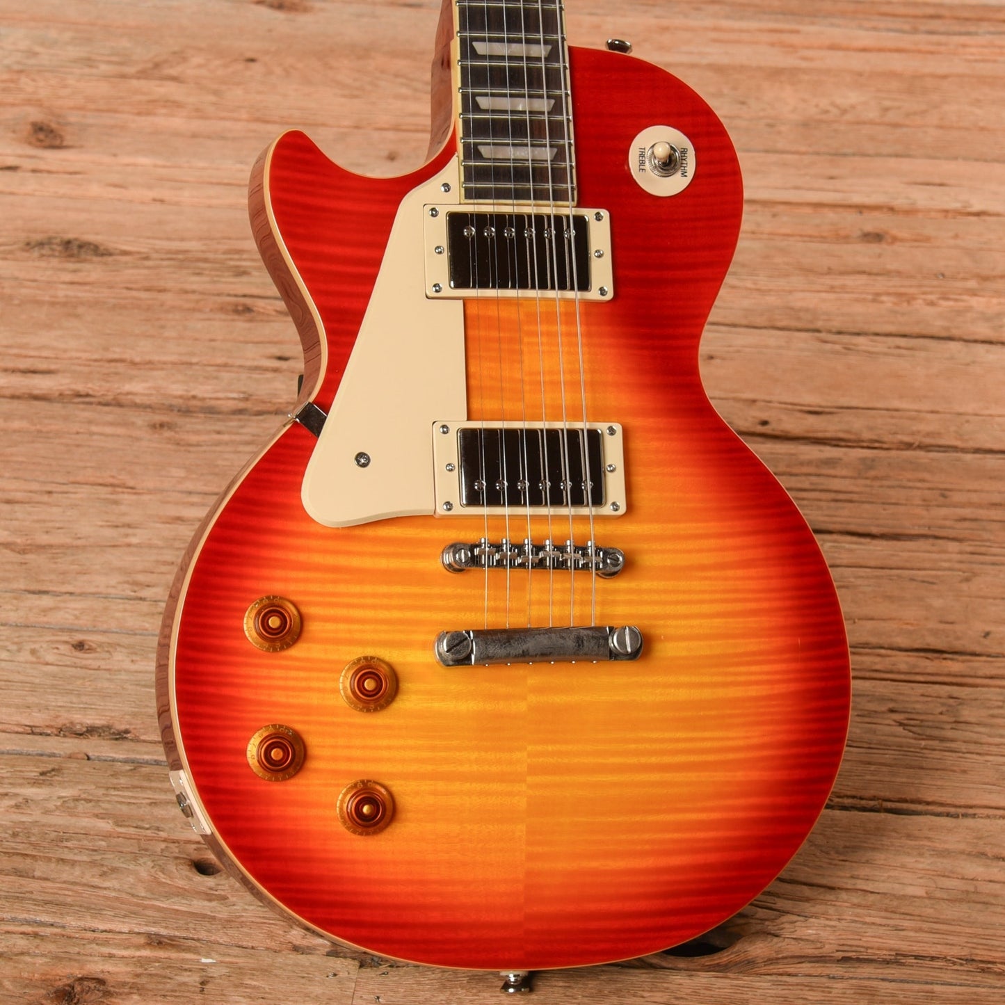 Epiphone Les Paul Standard Plus Top Pro Cherry Sunburst 2014 LEFTY