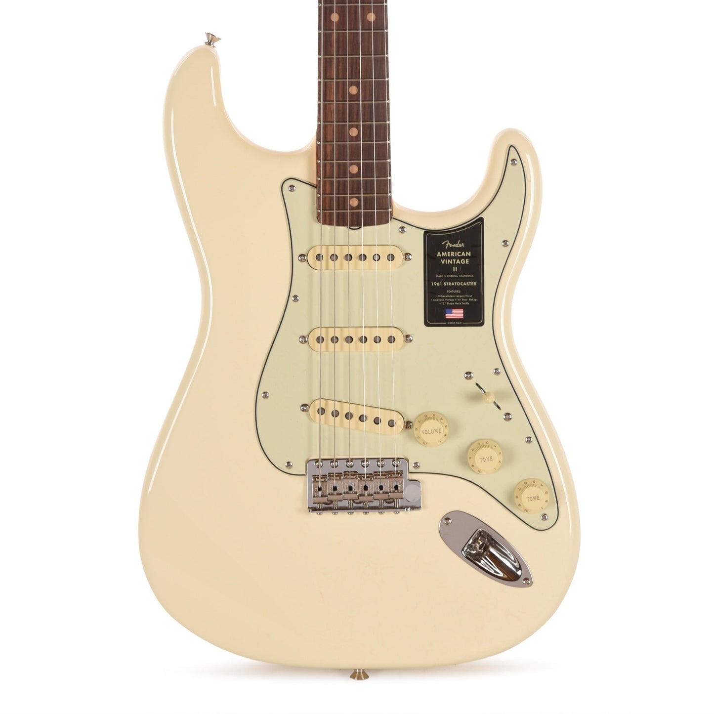Fender American Vintage II 1961 Stratocaster Olympic White