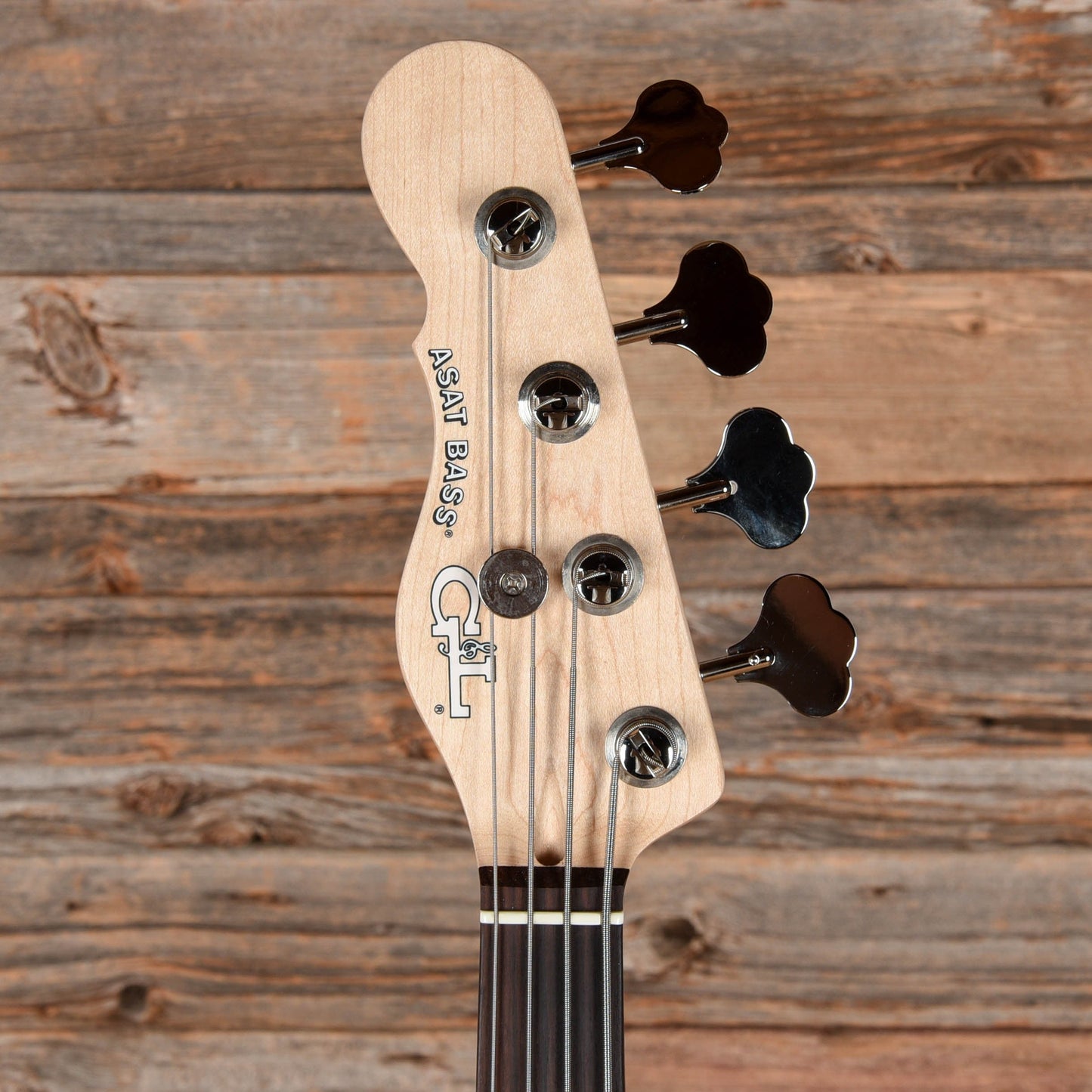 G&L USA ASAT Bass Semi-Hollow Satin Black LEFTY