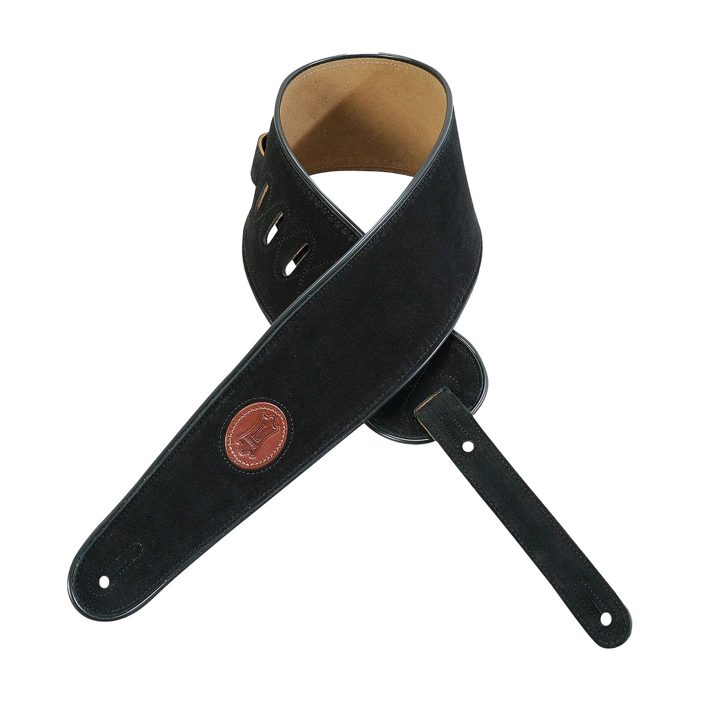 Levy's 4" Suede Bass Strap Black