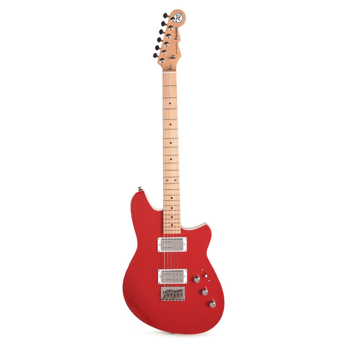 Reverend Descent Baritone Electric Guitar Metallic Cherry