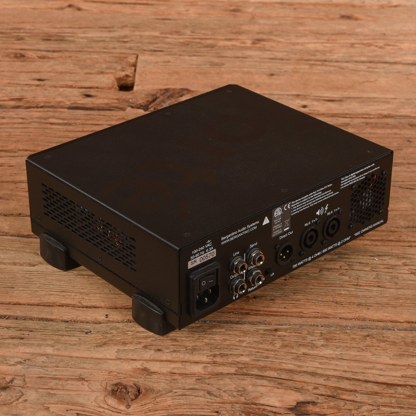 Bergantino Forte 800-Watt Bass Head