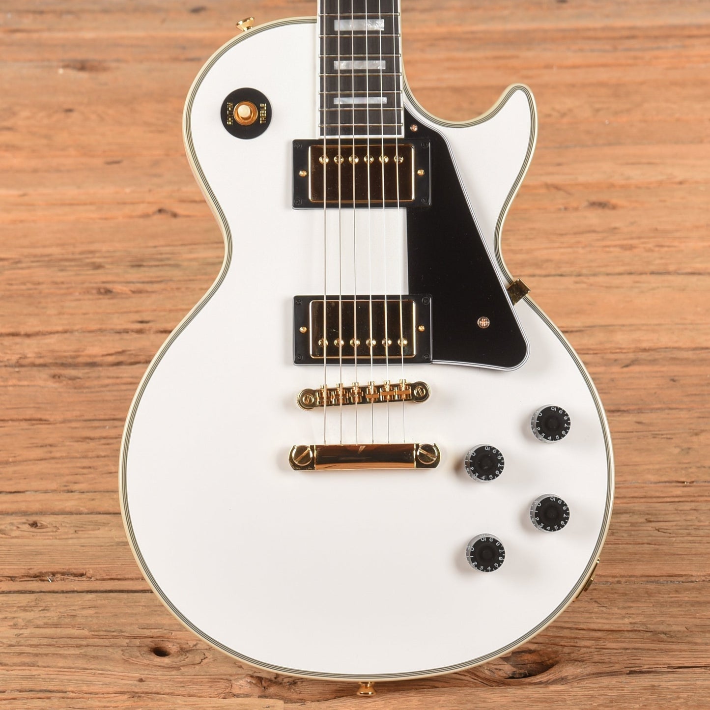 Epiphone "Inspired by Gibson Custom" Les Paul Custom Alpine White 2025