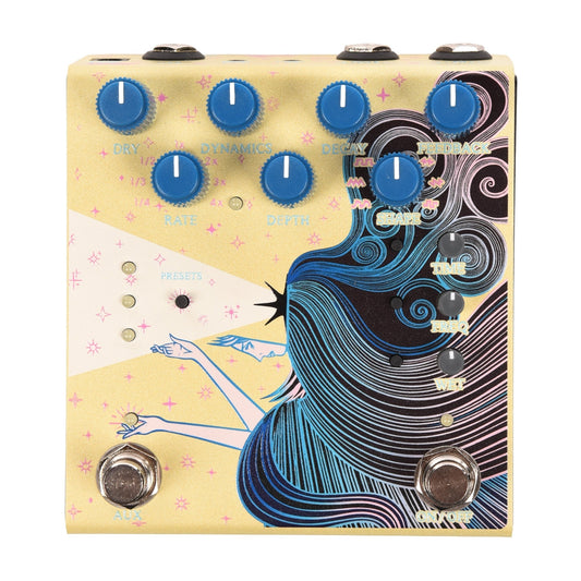 Old Blood Noise Sunlight Stereo Reverb Pedal Yellow