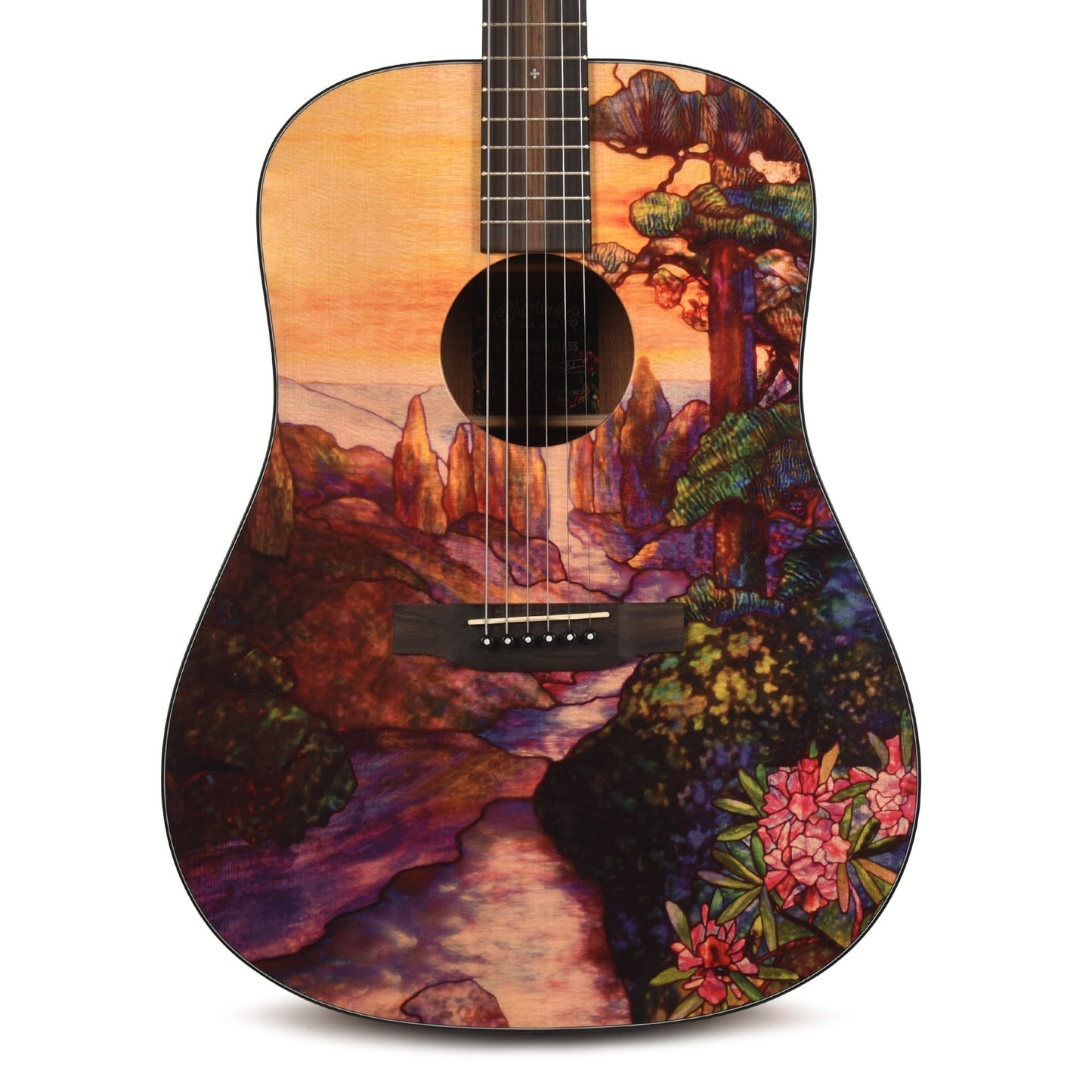 Martin Limited Edition D-11 Custom Stained Glass Ink Spruce/Sapele
