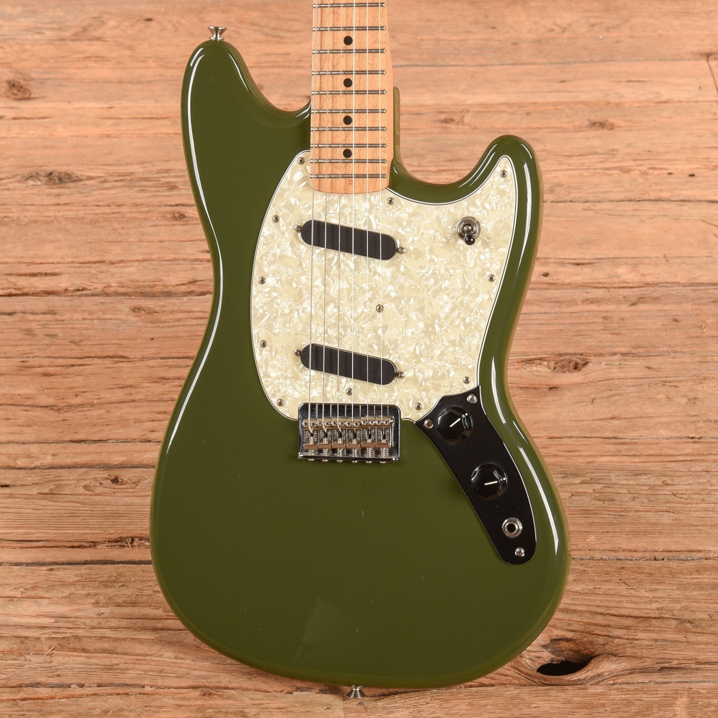 Fender Player Mustang Olive Drab 2016