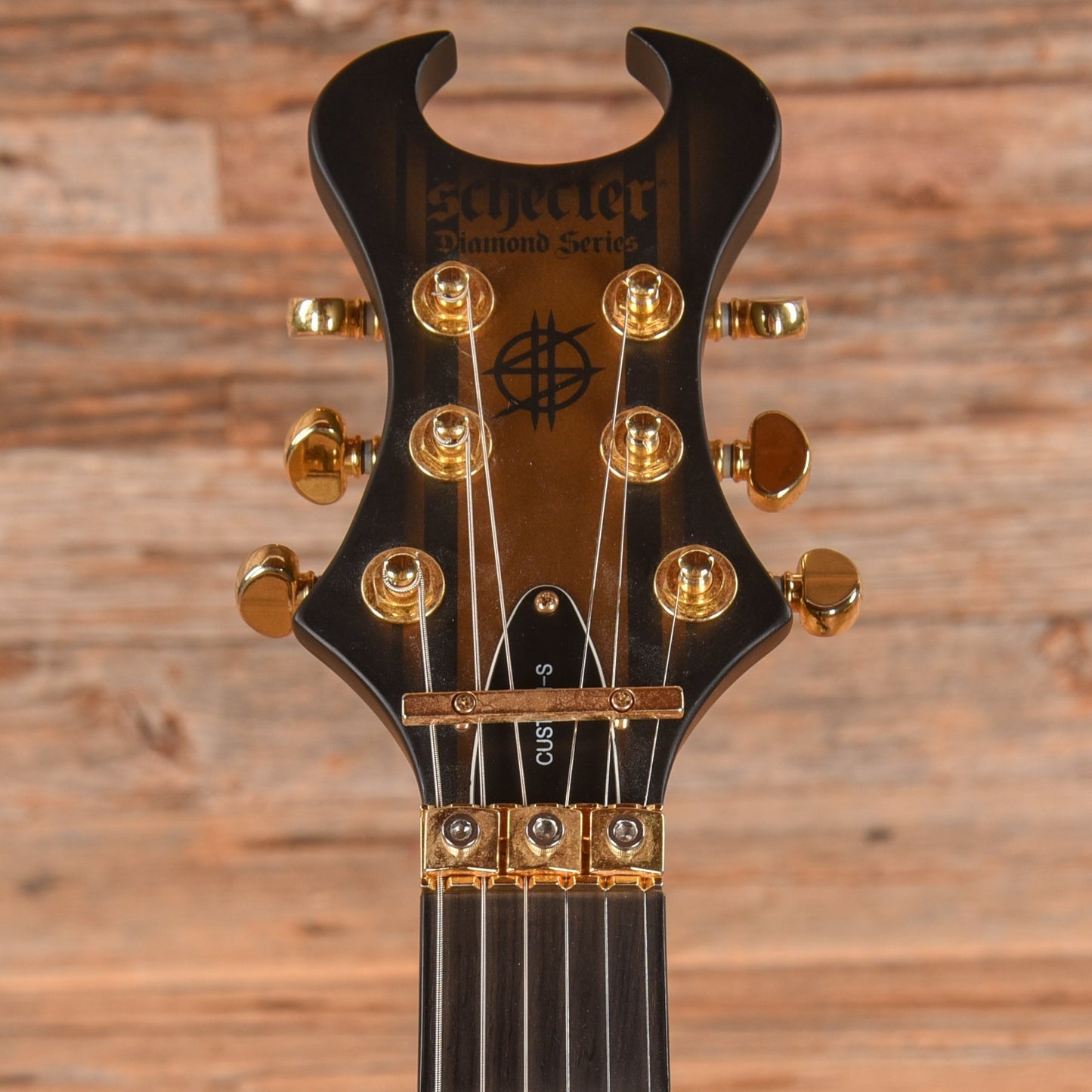 Schecter Synyster Gates Signature Synyster Custom-S Sustainiac Black/Gold