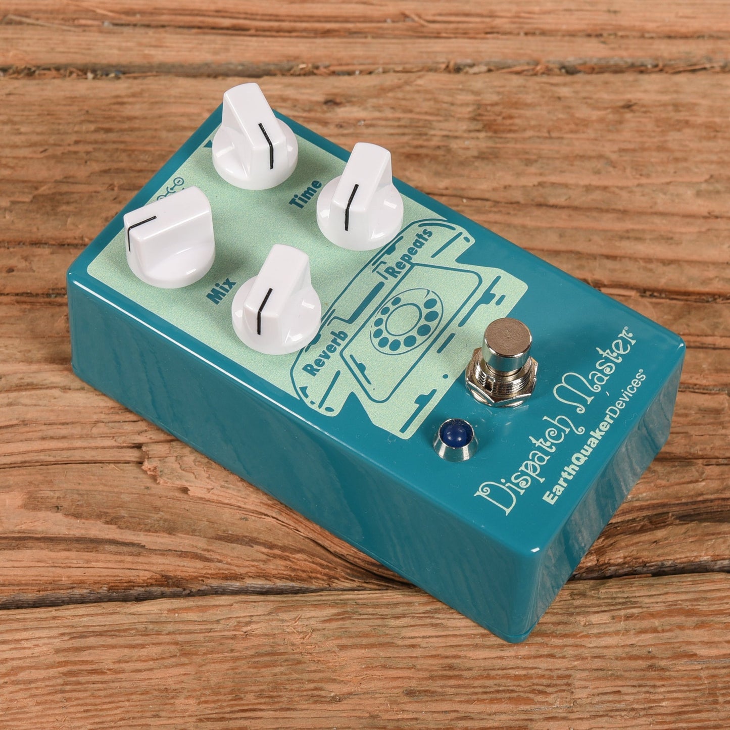 EarthQuaker Devices Dispatch Master Delay & Reverb V3 Water Blue & Sea Green