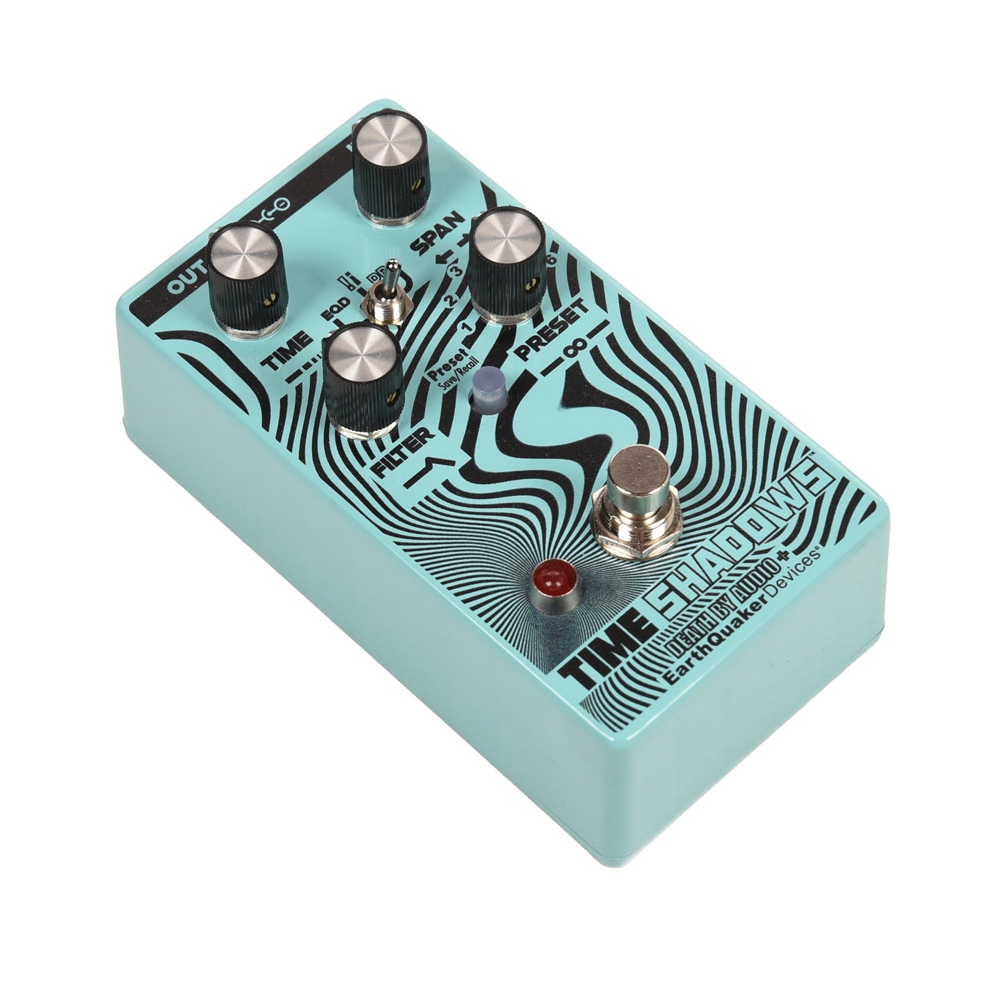 EarthQuaker Devices Time Shadows V2 Subharmonic Multi-Delay Resonator Pedal Light Green & Black