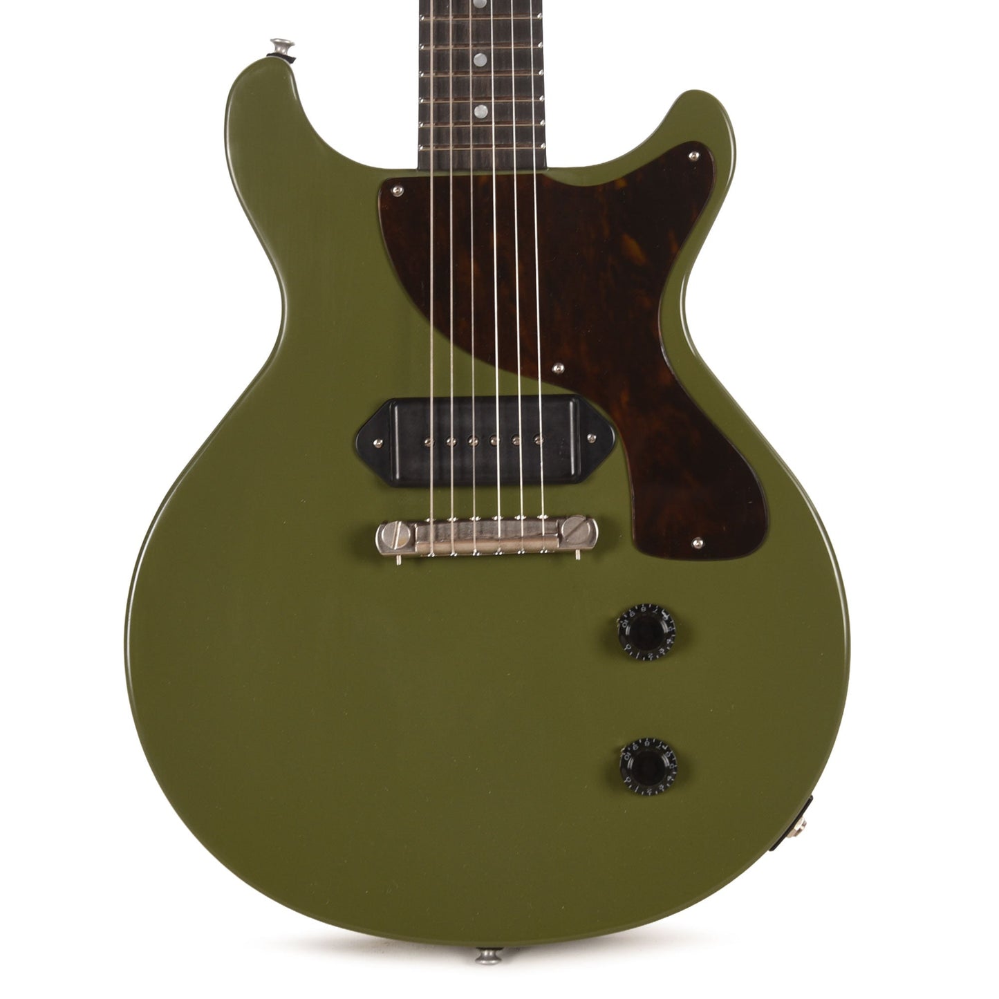 Eastman Limited Edition SB55DC/TV Olive Drab w/Lollar 50's Dog Ear P-90