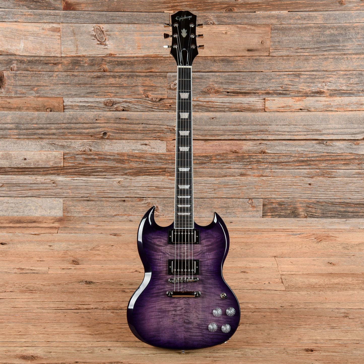 Epiphone SG Modern Figured Purple Burst 2025