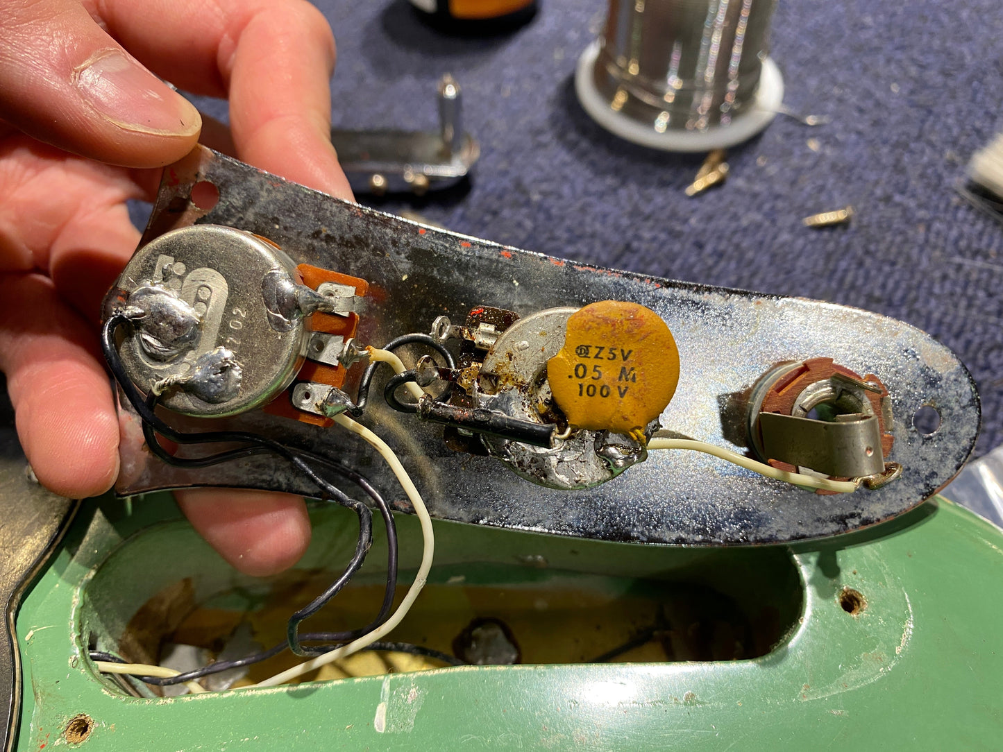 Fender Mustang Green Refin 1977