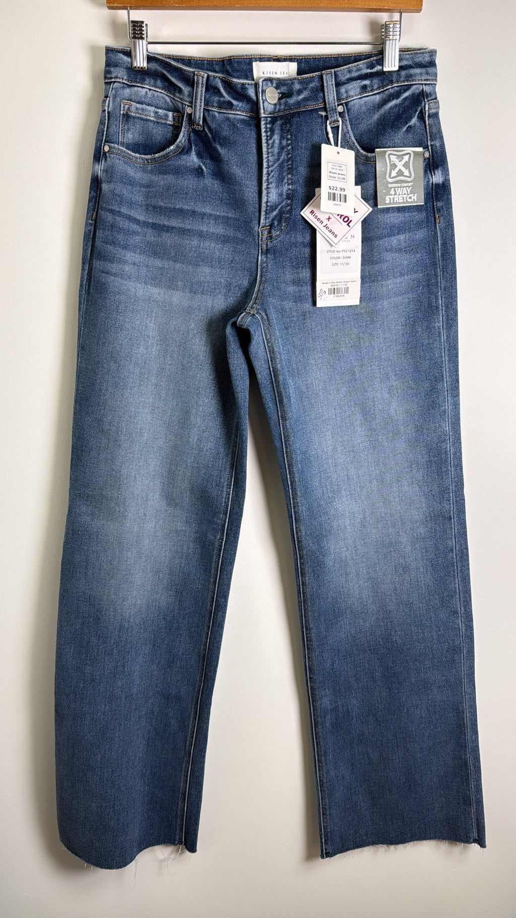 New Risen Jeans Morgan Straight 32" Inseam Jeans, 11/30
