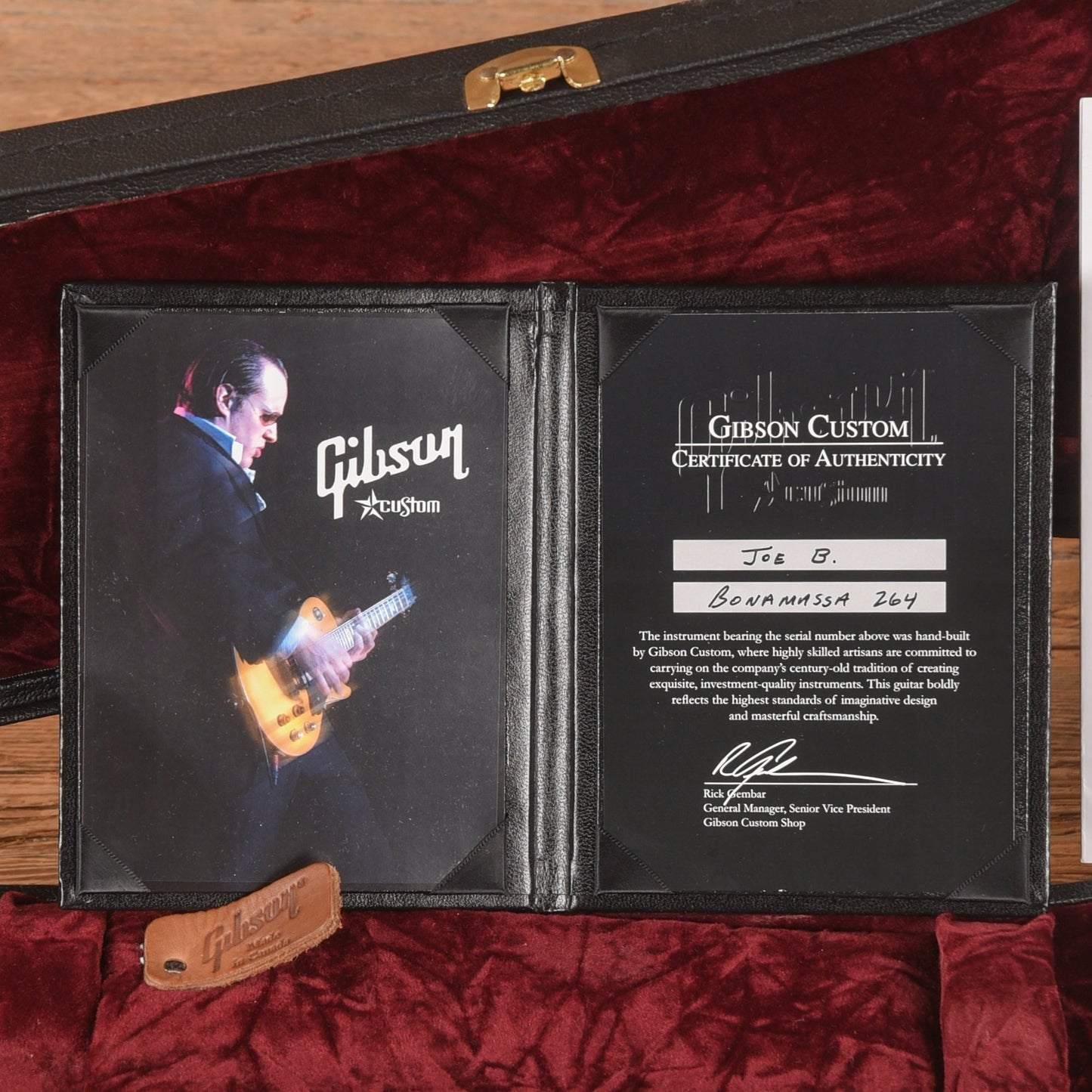 Gibson Custom Shop "Inspired By" Joe Bonamassa VOS Les Paul Model Gold Top